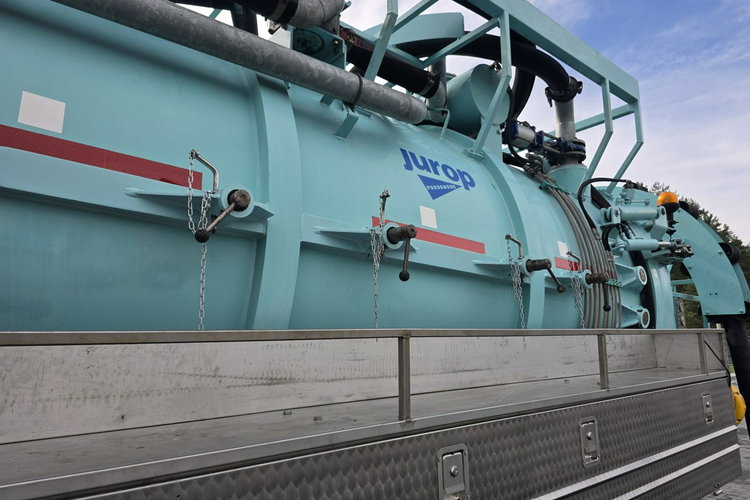 DAF WUKO JUROP SP 9 DO CZYSZCZENIA KANAŁÓW WUKO asenizacyjny separator beczka odpady czyszczenie kanalizacja zdjęcie 14