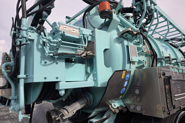 DAF WUKO JUROP SP 9 DO CZYSZCZENIA KANAŁÓW WUKO asenizacyjny separator beczka odpady czyszczenie kanalizacja zdjęcie 19