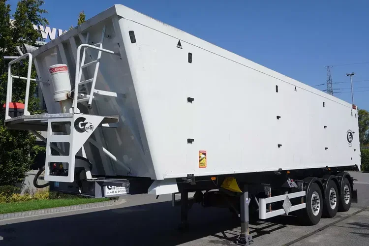 GRAS naczepa wywrotka aluminiowa 48 m3 zdjęcie 8
