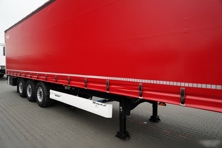 Wielton / FIRANKA STANDARD / MULDA DO STALI - 9 M  / OŚ PODNOSZONA / SAF / DACH PODNOSZONY / zdjęcie 9