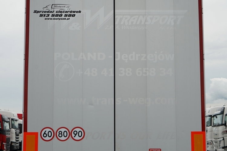 Wielton / FIRANKA STANDARD / MULDA DO STALI - 9 M  / OŚ PODNOSZONA / SAF / DACH PODNOSZONY / zdjęcie 12