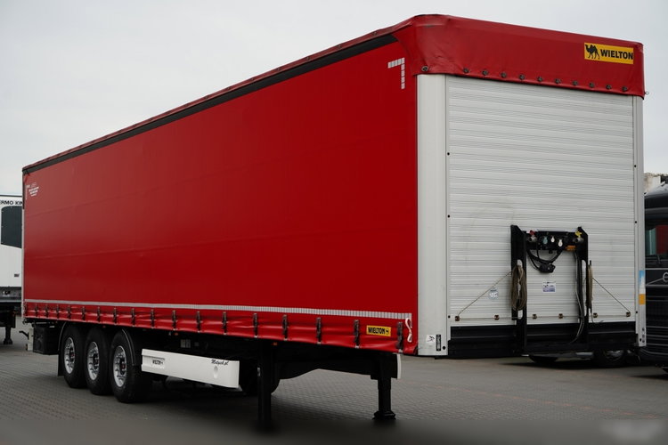 Wielton / FIRANKA STANDARD / MULDA DO STALI - 9 M  / OŚ PODNOSZONA / SAF / DACH PODNOSZONY / zdjęcie 1