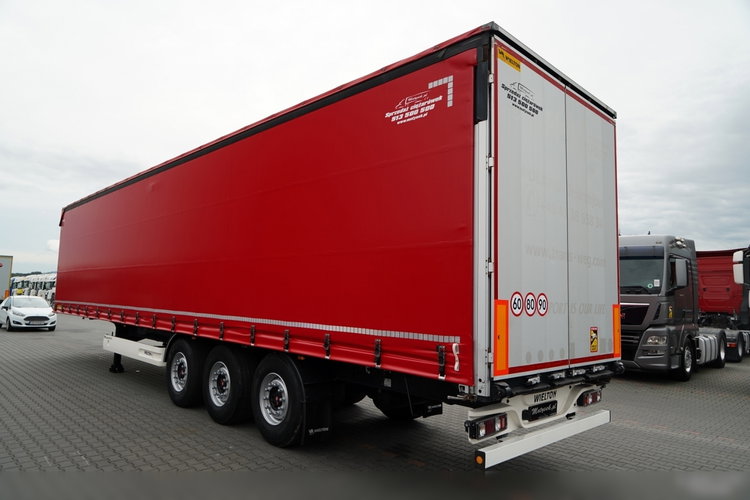 Wielton / FIRANKA STANDARD / MULDA DO STALI - 9 M  / OŚ PODNOSZONA / SAF / DACH PODNOSZONY / zdjęcie 5