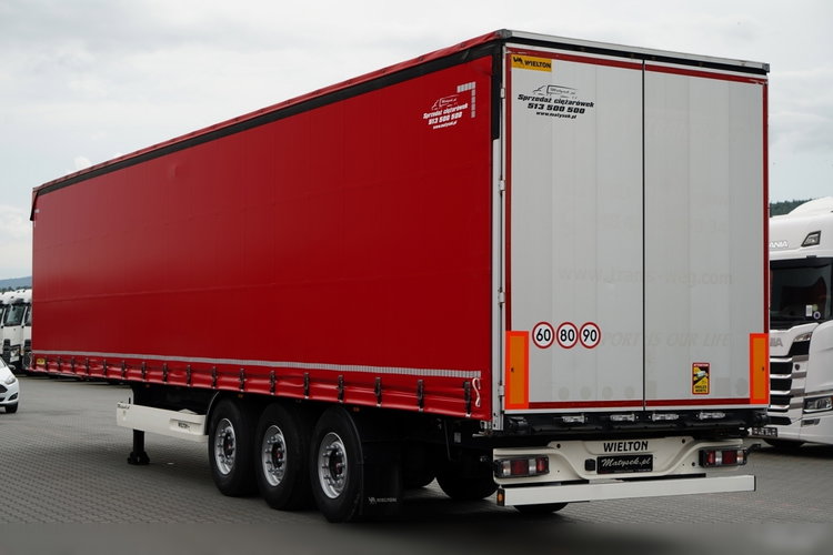 Wielton / FIRANKA STANDARD / MULDA DO STALI - 9 M  / OŚ PODNOSZONA / SAF / DACH PODNOSZONY / zdjęcie 6