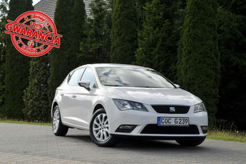 Seat Leon 1.6TDI(110KM) Biały Duża Navi Welur 2xParktronik I Wł Alu16"ASO