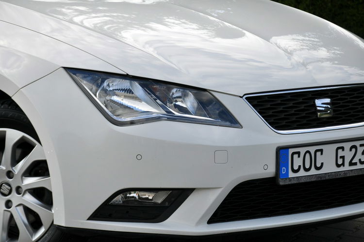 Seat Leon 1.6TDI(110KM) Biały Duża Navi Welur 2xParktronik I Wł Alu16"ASO zdjęcie 12