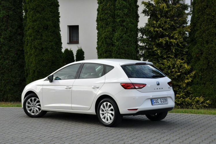Seat Leon 1.6TDI(110KM) Biały Duża Navi Welur 2xParktronik I Wł Alu16"ASO zdjęcie 14
