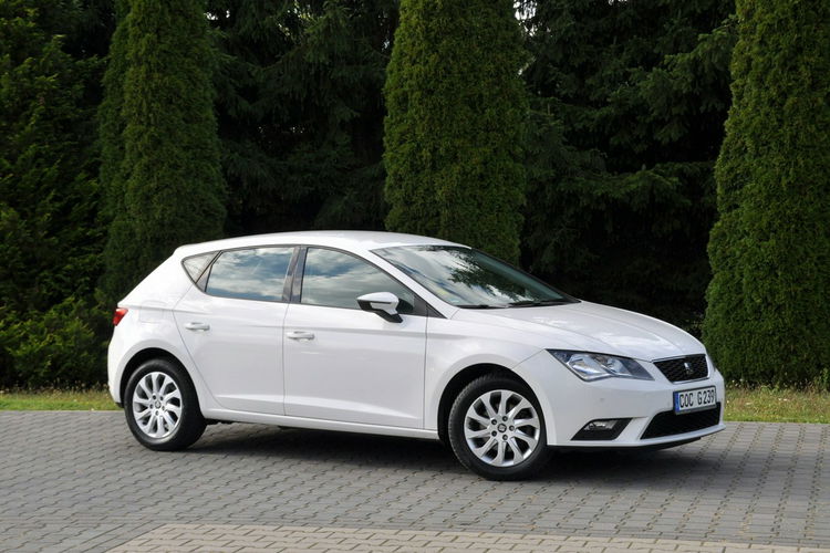 Seat Leon 1.6TDI(110KM) Biały Duża Navi Welur 2xParktronik I Wł Alu16"ASO zdjęcie 4