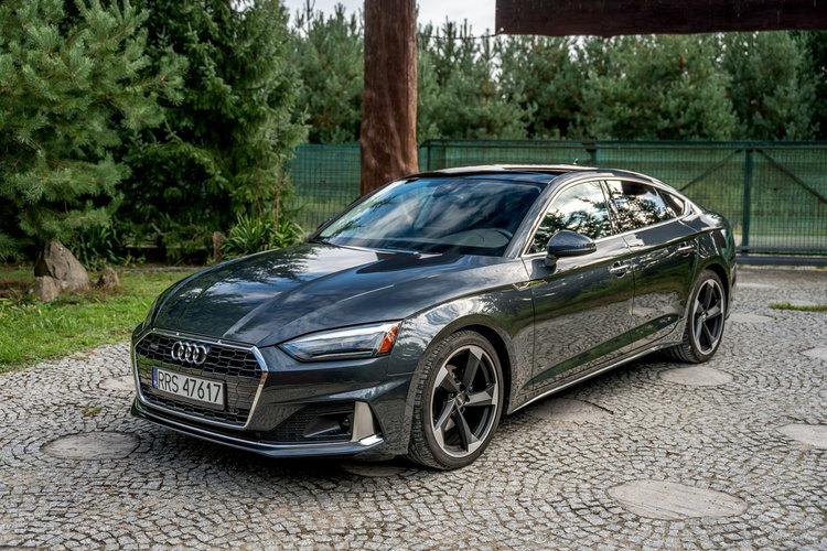 Audi A5 B9 F5 / 2.0 TFSI 204KM / S-LINE / Quattro / S-tronic / 2kpl opon / FV zdjęcie 3