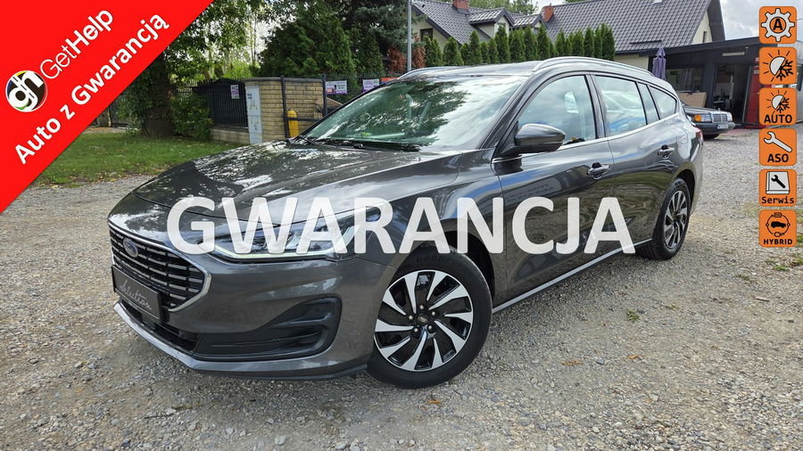 Ford Focus 1.5Ecoblue VAT 23% TITANIUM Automat Oryginał Lakier Pełny Serwis ASO zdjęcie 