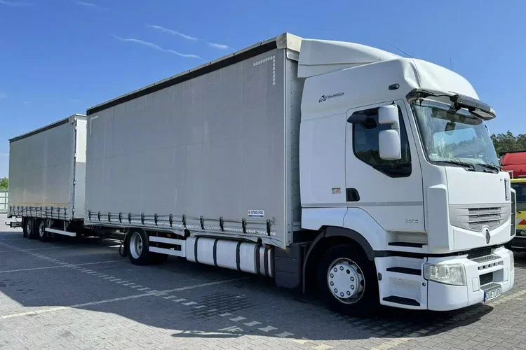 Renault Premium 380 DXi Firana 19 Palet Dach Zsuwany 18ton DMC zdjęcie 13
