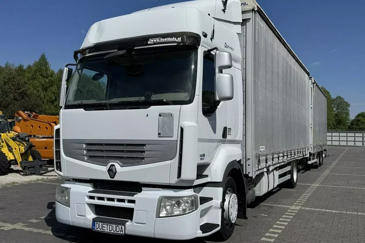 Renault Premium 380 DXi Firana 19 Palet Dach Zsuwany 18ton DMC zdjęcie 3