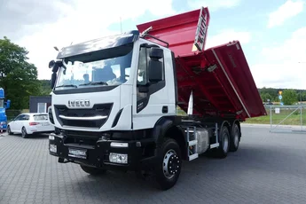 Iveco TRAKKER / X-WAY 420 / 6x4 / KH-KIPPER 3 STR / HYDROBURTA / WYWROTKA /