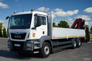 MAN TGS 33.500 / 6x4 / BURTOWY 7.6 M + HDS FASSI F-155 / wysów 10, 5 m / STEROWANIE RADIOWE  / OPONY 100% / NAVI / SPROWADZONY zdjęcie 9