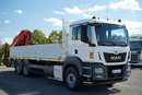 MAN TGS 33.500 / 6x4 / BURTOWY 7.6 M + HDS FASSI F-155 / wysów 10, 5 m / STEROWANIE RADIOWE  / OPONY 100% / NAVI / SPROWADZONY zdjęcie 14