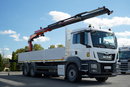 MAN TGS 33.500 / 6x4 / BURTOWY 7.6 M + HDS FASSI F-155 / wysów 10, 5 m / STEROWANIE RADIOWE  / OPONY 100% / NAVI / SPROWADZONY zdjęcie 1
