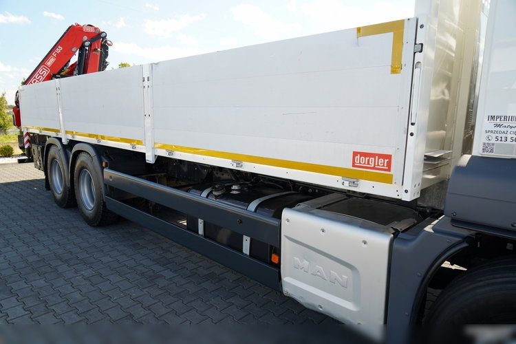 MAN TGS 33.500 / 6x4 / BURTOWY 7.6 M + HDS FASSI F-155 / wysów 10, 5 m / STEROWANIE RADIOWE  / OPONY 100% / NAVI / SPROWADZONY zdjęcie 22