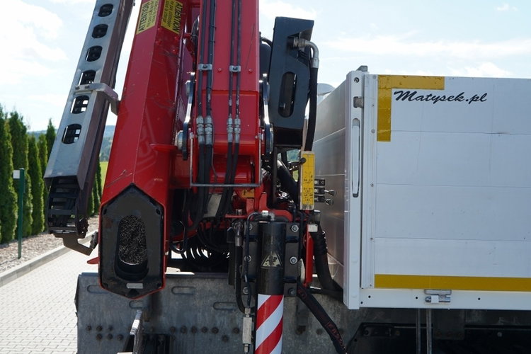 MAN TGS 33.500 / 6x4 / BURTOWY 7.6 M + HDS FASSI F-155 / wysów 10, 5 m / STEROWANIE RADIOWE  / OPONY 100% / NAVI / SPROWADZONY zdjęcie 24