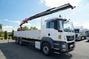 MAN TGS 33.500 / 6x4 / BURTOWY 7.6 M + HDS FASSI F-155 / wysów 10, 5 m / STEROWANIE RADIOWE  / OPONY 100% / NAVI / SPROWADZONY zdjęcie 2