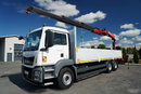 MAN TGS 33.500 / 6x4 / BURTOWY 7.6 M + HDS FASSI F-155 / wysów 10, 5 m / STEROWANIE RADIOWE  / OPONY 100% / NAVI / SPROWADZONY zdjęcie 4