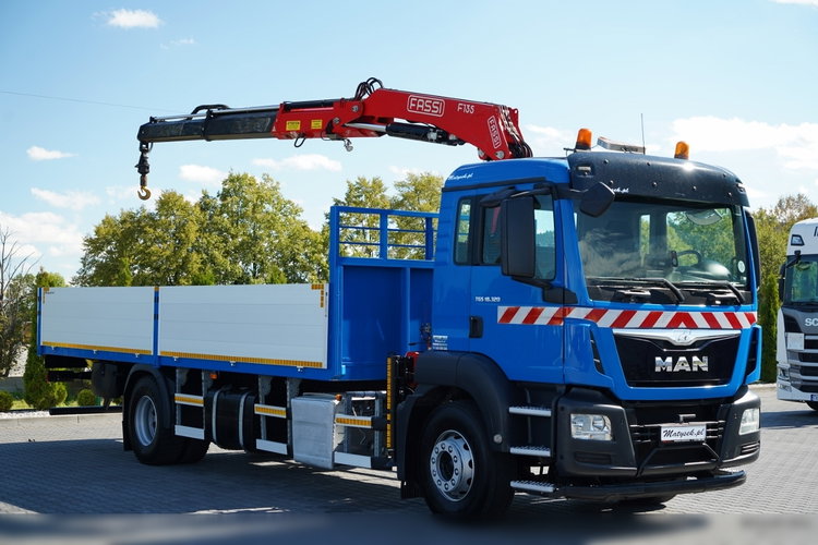MAN TGS 18.320 / 4x2 / BURTOWY - 6.8 M + HDS FASSI F135 / wysów : 8 m / MOCNA PODŁOGA / STEROWANIE RADIOWE / ROTATOR / SPROWADZONY zdjęcie 8