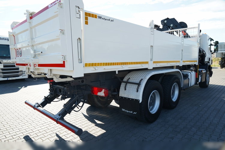 Scania P 410 / 6x4 / WYWROTKA - 6 M + HDS HIAB XS 211 / STEROWANIE RADIOWE / EURO 6 / ROTATOR / CHWYTAK  zdjęcie 21
