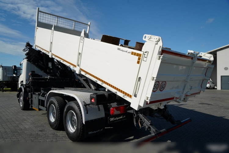 Scania P 410 / 6x4 / WYWROTKA - 6 M + HDS HIAB XS 211 / STEROWANIE RADIOWE / EURO 6 / ROTATOR / CHWYTAK  zdjęcie 2