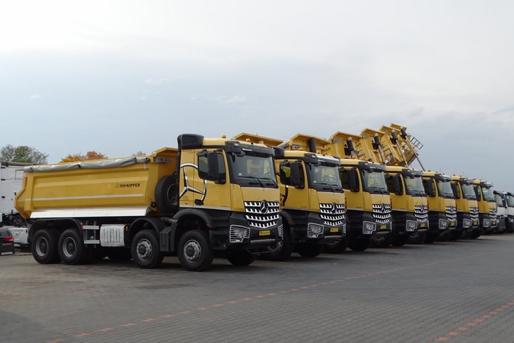 Mercedes -BENZ AROCS 4145 / 8x8 / WYWROTKA TYLNOZSYPOWA / KH KIPPER / EURO 6 zdjęcie 9