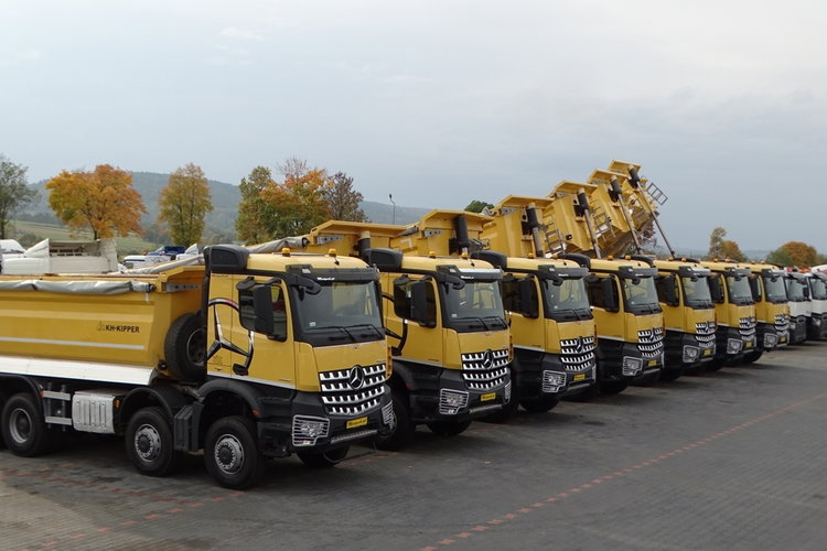 Mercedes -BENZ AROCS 4145 / 8x8 / WYWROTKA TYLNOZSYPOWA / KH KIPPER / EURO 6 zdjęcie 11
