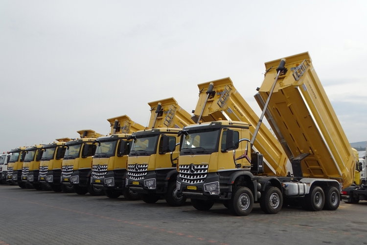 Mercedes -BENZ AROCS 4145 / 8x8 / WYWROTKA TYLNOZSYPOWA / KH KIPPER / EURO 6 zdjęcie 13