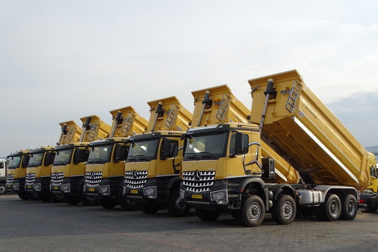 Mercedes -BENZ AROCS 4145 / 8x8 / WYWROTKA TYLNOZSYPOWA / KH KIPPER / EURO 6 zdjęcie 16