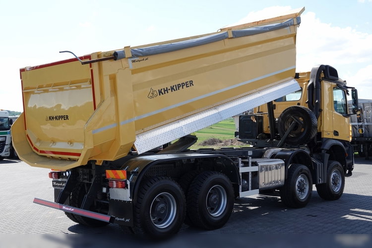 Mercedes -BENZ AROCS 4145 / 8x8 / WYWROTKA TYLNOZSYPOWA / KH KIPPER / EURO 6 zdjęcie 22