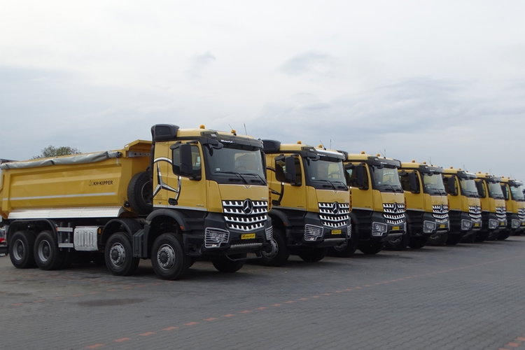 Mercedes -BENZ AROCS 4145 / 8x8 / WYWROTKA TYLNOZSYPOWA / KH KIPPER / EURO 6 zdjęcie 2