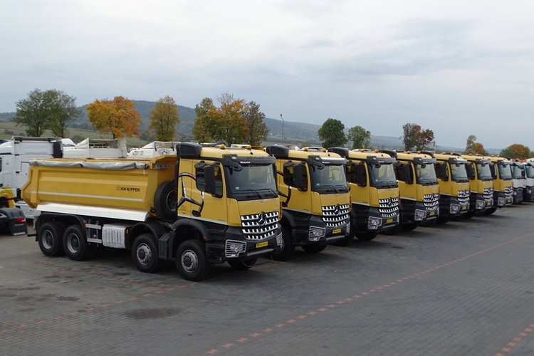 Mercedes -BENZ AROCS 4145 / 8x8 / WYWROTKA TYLNOZSYPOWA / KH KIPPER / EURO 6 zdjęcie 3