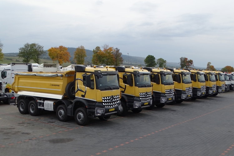 Mercedes -BENZ AROCS 4145 / 8x8 / WYWROTKA TYLNOZSYPOWA / KH KIPPER / EURO 6 zdjęcie 4