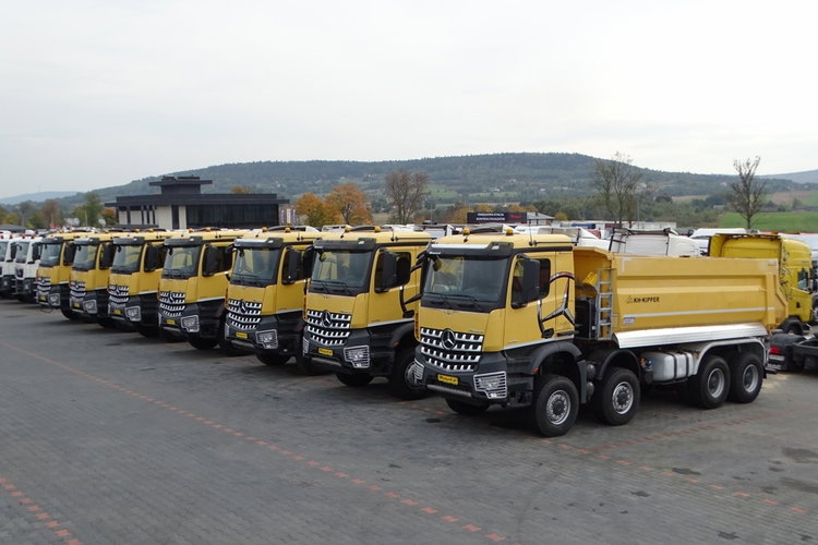 Mercedes -BENZ AROCS 4145 / 8x8 / WYWROTKA TYLNOZSYPOWA / KH KIPPER / EURO 6 zdjęcie 8