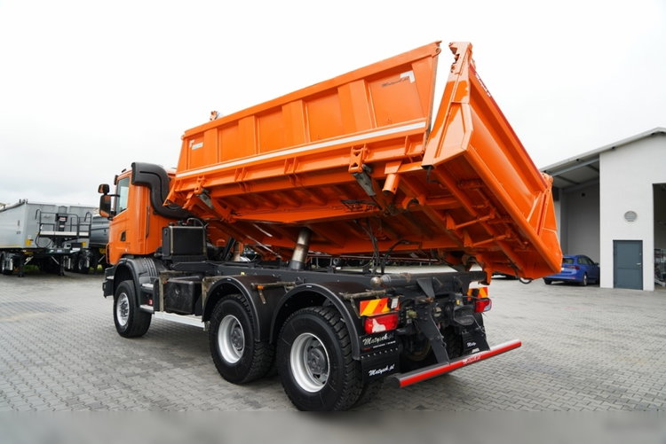 Scania G 440 / 6x6 / WYWROTKA TRZY-STRONNA / 2X HYDROBURTA / BOARDMATIC / OPONY 100% / MANUAL zdjęcie 11