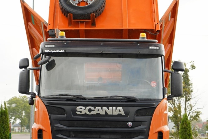 Scania G 440 / 6x6 / WYWROTKA TRZY-STRONNA / 2X HYDROBURTA / BOARDMATIC / OPONY 100% / MANUAL zdjęcie 3