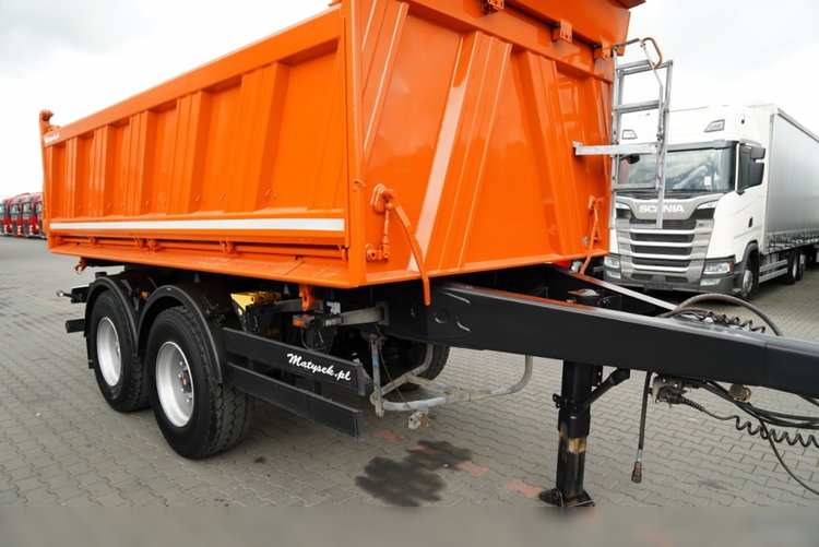 MEILLER /  WYWROTKA 3 STRONNA / PRZYCZEPA TANDEM / OŚ PODNOSZONA / SAF  zdjęcie 3