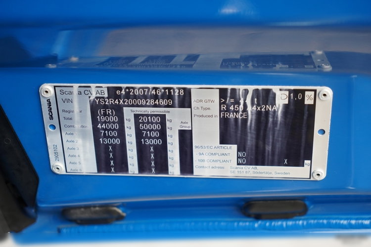 Scania R 450 / RETARDER / HYDRAULIKA / KLIMATYZACJA POSTOJOWA / ALUFELGI / SPROWADZONA / PO KONTRAKCIE SERWISOWYM zdjęcie 37