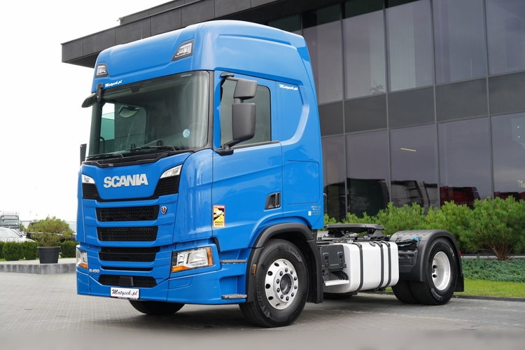 Scania R 450 / RETARDER / HYDRAULIKA / KLIMATYZACJA POSTOJOWA / ALUFELGI / SPROWADZONA / PO KONTRAKCIE SERWISOWYM zdjęcie 4