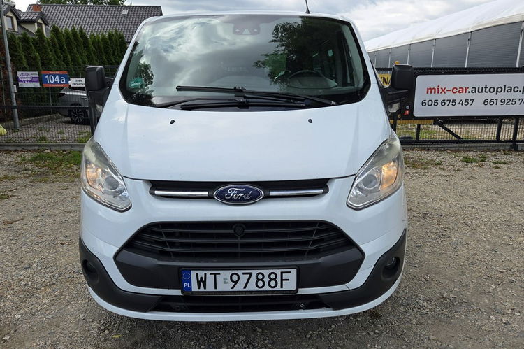 Ford Transit Custom 2.2 TDCI 125KM 9 osób Manual Kamera Czujnik Przód Tył Nawiewy zdjęcie 3