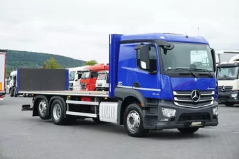 Mercedes ACTROS / 2543 / ACC / E 6 / PEŁNY ADR / PLATFORMA / ZAWIESIE POD WÓZEK