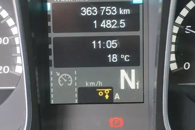 Mercedes ACTROS / 2543 / ACC / E 6 / PEŁNY ADR / PLATFORMA / ZAWIESIE POD WÓZEK zdjęcie 12