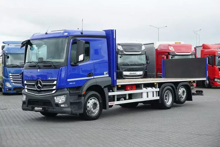 Mercedes ACTROS / 2543 / ACC / E 6 / PEŁNY ADR / PLATFORMA / ZAWIESIE POD WÓZEK zdjęcie 2