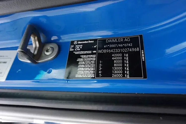 Mercedes / AROCS / 4145 / E 6 / WYWROTKA / 8 X 8 zdjęcie 12
