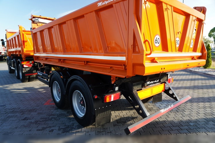 Scania G 440 / 6x6 / ZESTAW / WYWROTKA TRZY-STRONNA / 2X HYDROBURTA /PRZYCZEPA MEILLER / MANUAL zdjęcie 30