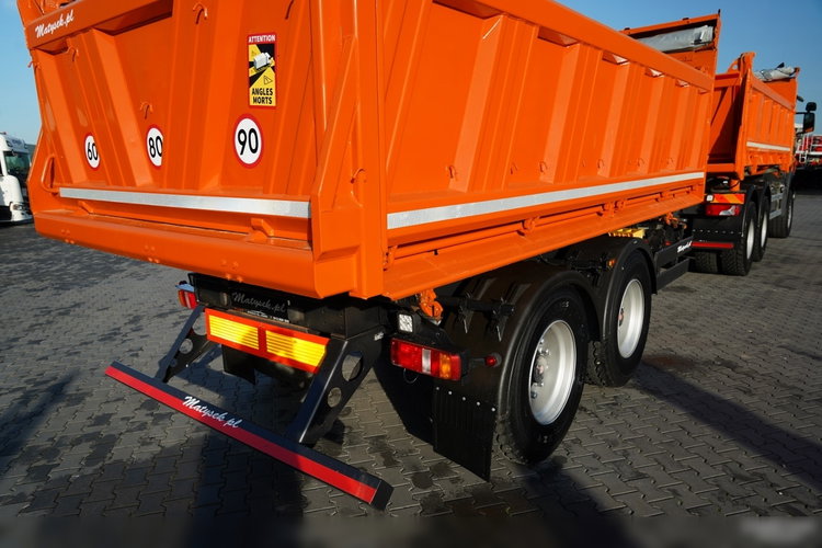 Scania G 440 / 6x6 / ZESTAW / WYWROTKA TRZY-STRONNA / 2X HYDROBURTA /PRZYCZEPA MEILLER / MANUAL zdjęcie 31