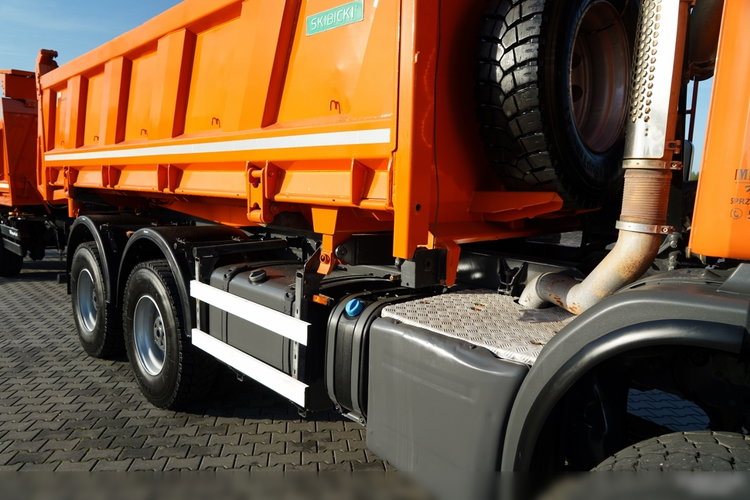 Scania G 440 / 6x6 / ZESTAW / WYWROTKA TRZY-STRONNA / 2X HYDROBURTA /PRZYCZEPA MEILLER / MANUAL zdjęcie 34