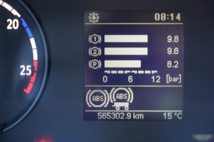 Scania G 440 / 6x6 / ZESTAW / WYWROTKA TRZY-STRONNA / 2X HYDROBURTA /PRZYCZEPA MEILLER / MANUAL zdjęcie 58